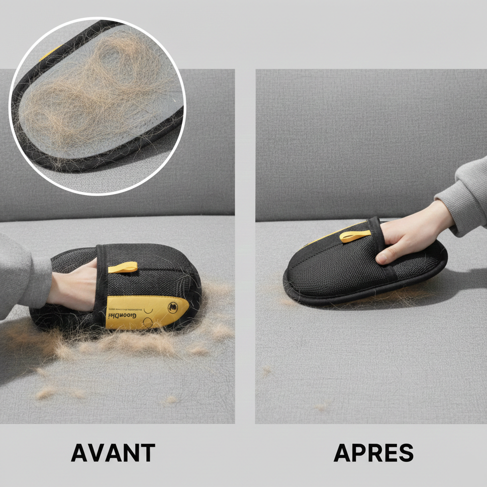 MagnetiGlove - Le Gant Magique Anti-Poils